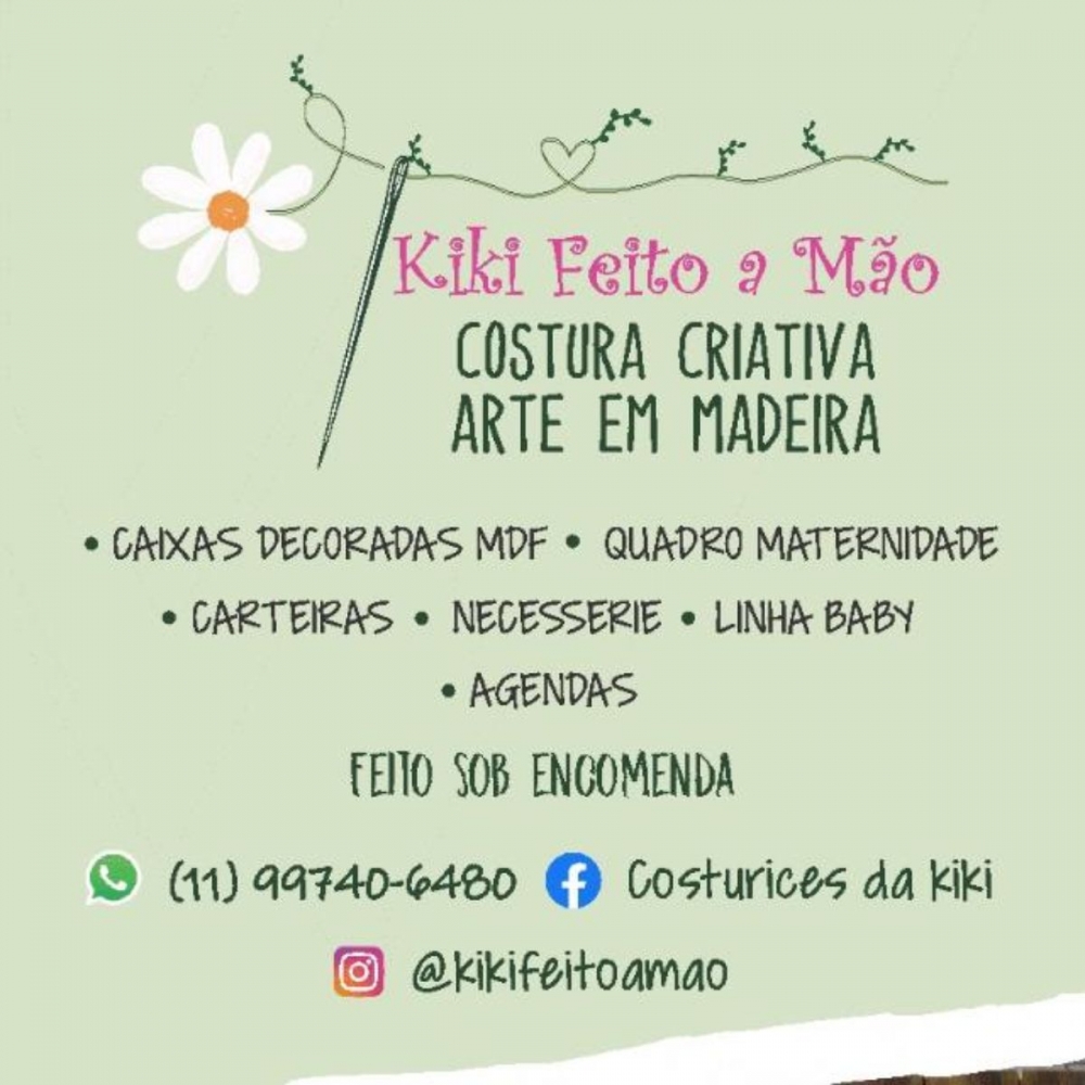 KIKI FEITO À MÃO